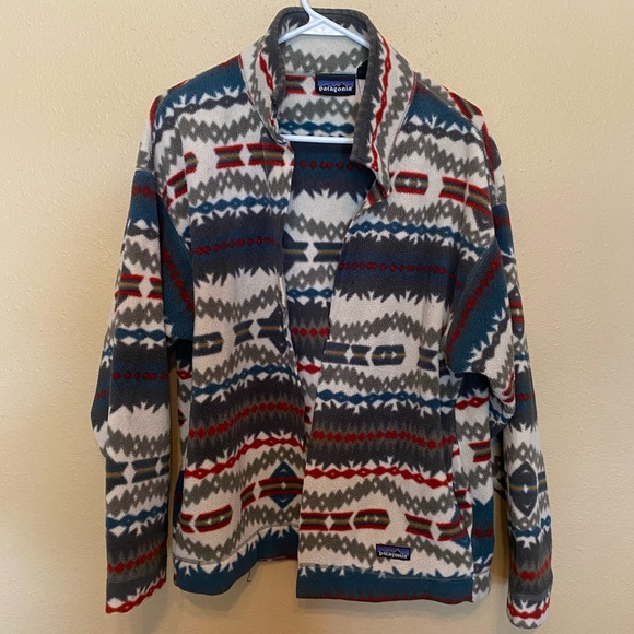 Patagonia Fleece Cardigan Vintage - Picture 1 of 3